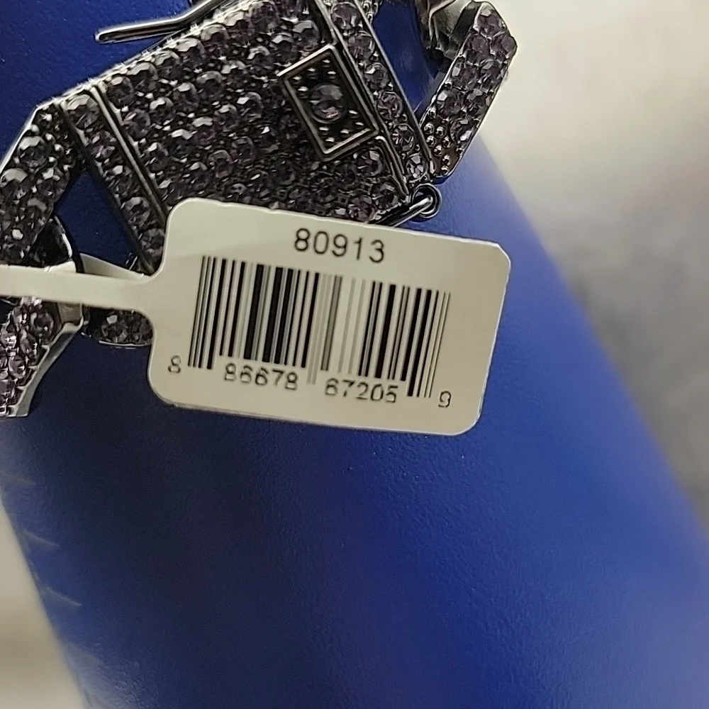 Invicta Elements XL Mens Purple Drip Chain Bling Cuban Link  6.75